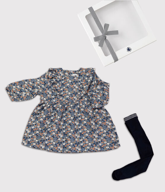 Baby's Dress and Tights Gift Set variante 1