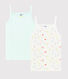 Girls' Fruit Print Organic Cotton Strappy Tops - 2-Pack