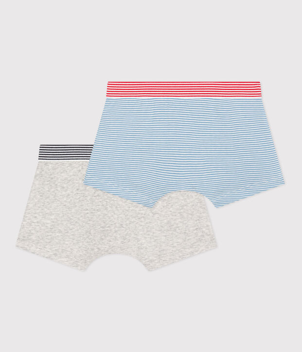 Boys' Cotton Boxer Shorts - 2-Pack multicolor
