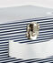 Baby's Stripy Print Vanity Case SMOKING blue/MARSHMALLOW white