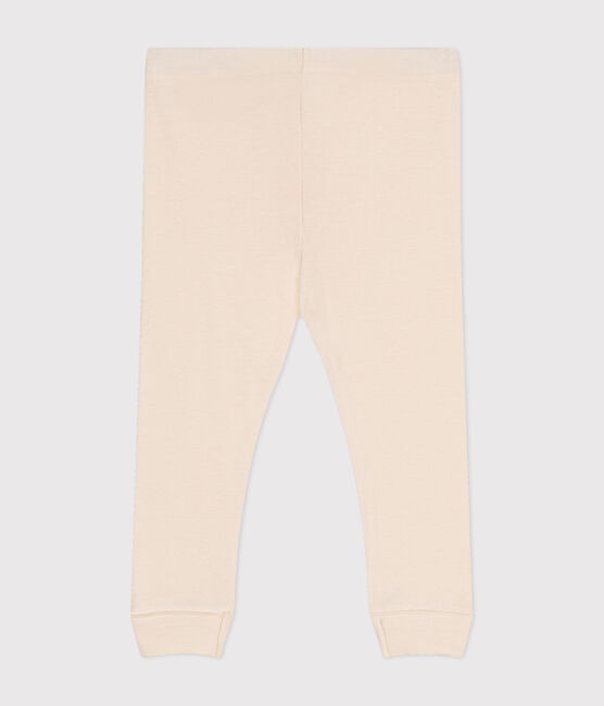 Babies' Cotton Leggings AVALANCHE Ecru