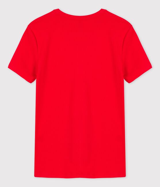 Women's Iconic Cotton Round Neck T-Shirt PEPS red