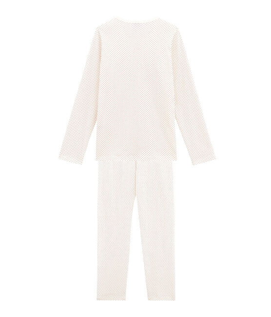 Girl's pyjamas MARSHMALLOW white/TERKUIT red