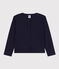 Girls' Cotton Cardigan SMOKING blue