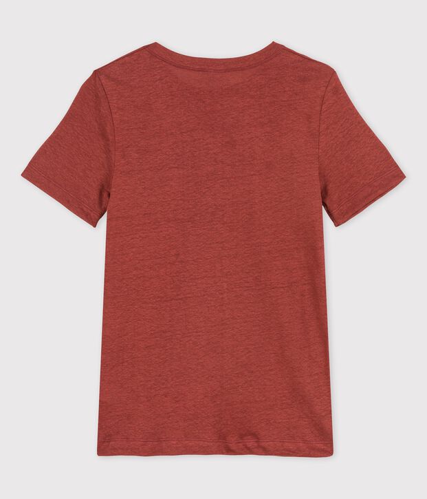Women's Iconic Linen T-Shirt brown