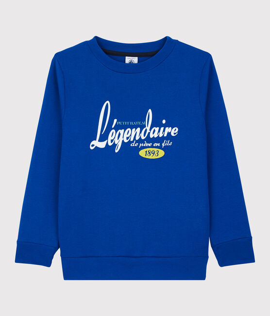 Boys' Cotton Sweatshirt SURF blue