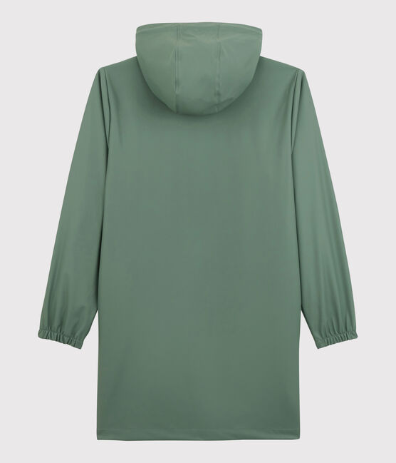 Unisex Long Light Recycled Fabric Raincoat THUYA green