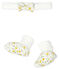 Baby Girls' Headband and Bootees Set in Wool/Cotton variante 1