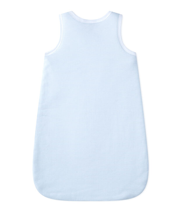 Baby boys' milleraies-striped newborn sleep sack blue/white