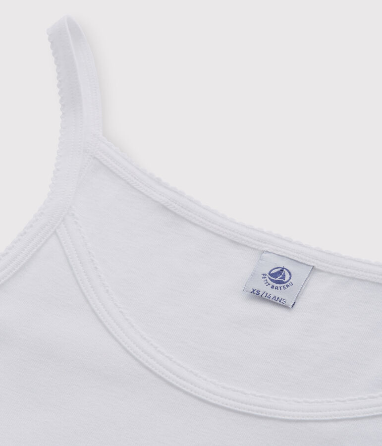 Women's strappy dress white