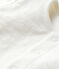 Babies' White Starry Organic Cotton Quilted Tube Knit Cardigan MARSHMALLOW white