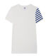 Women's decorative original rib T-shirt