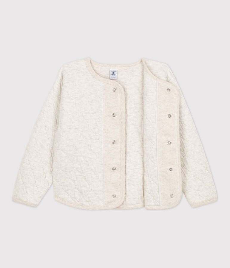 Girls' Tube Knit Cardigan beige