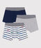 Children's Paris print cotton boxers with a covered waistband - 3-Pack variante 1