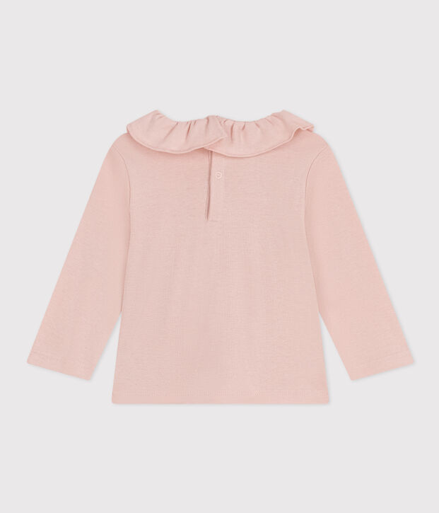 Babies' Long-Sleeved Cotton Blouse pink
