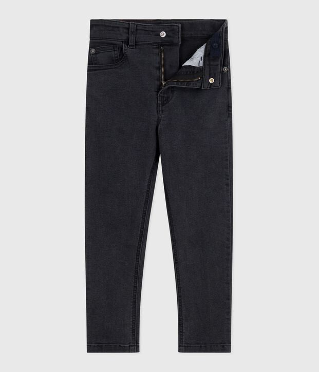 Children's denim trousers black
