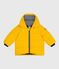 Babies' plain puffer jacket JAUNE yellow