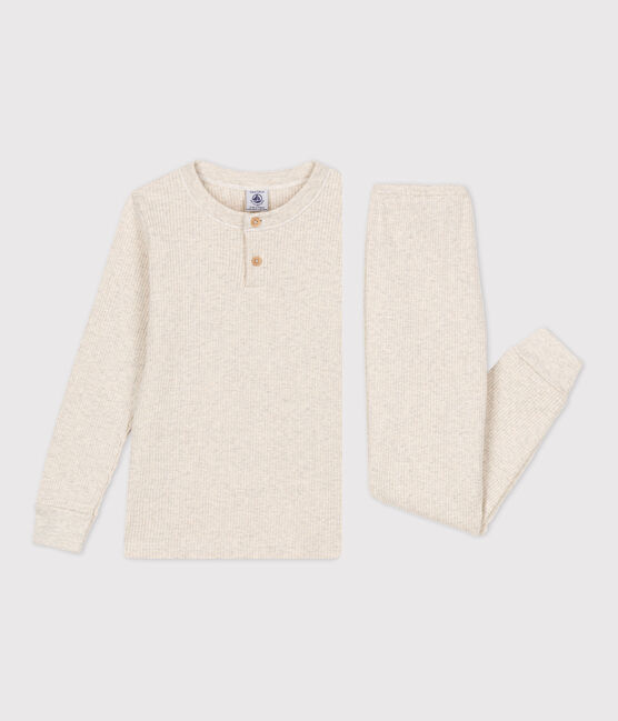 Children's Unisex Cotton Pyjamas MONTELIMAR CHINE beige