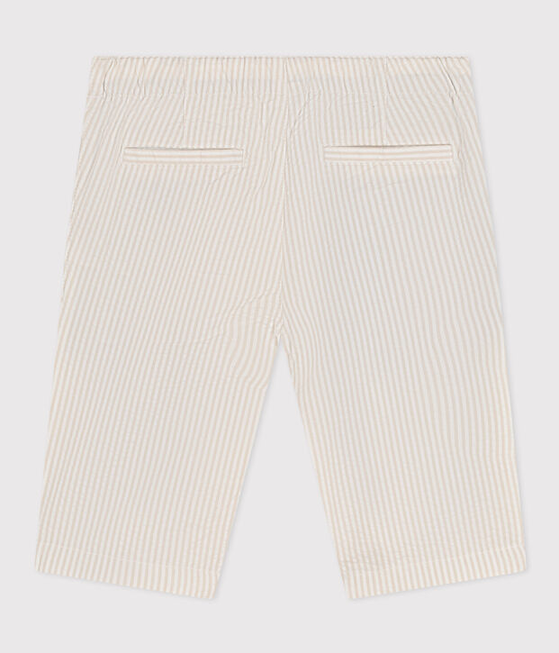 Bermuda Shorts beige/white