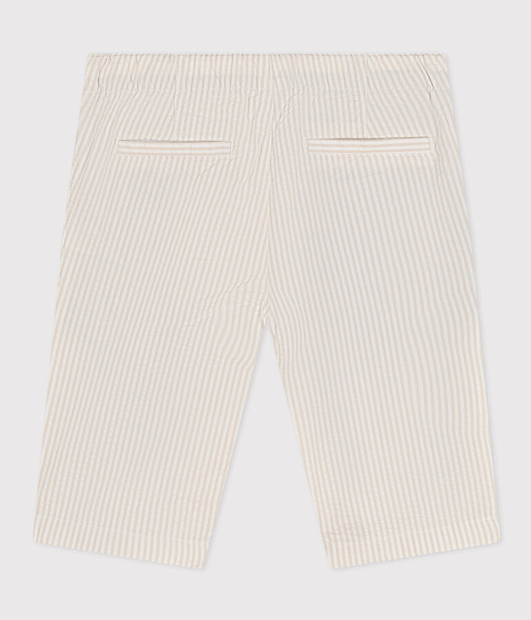 Bermuda Shorts beige/white
