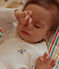 Babies' Long-Sleeved Wrapover Cotton Bodysuits - 5-Pack variante 1