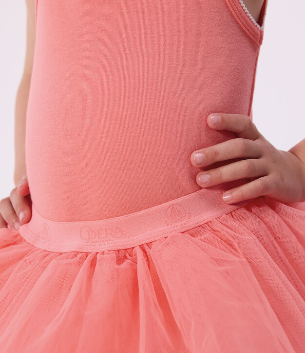 Children's midi-length skirt in plain tulle FLAMAND