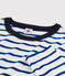 Women's Iconic Round Neck T-Shirt MARSHMALLOW white/SURF blue