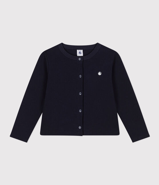 Children's unisex cotton cardigan SMOKING blue