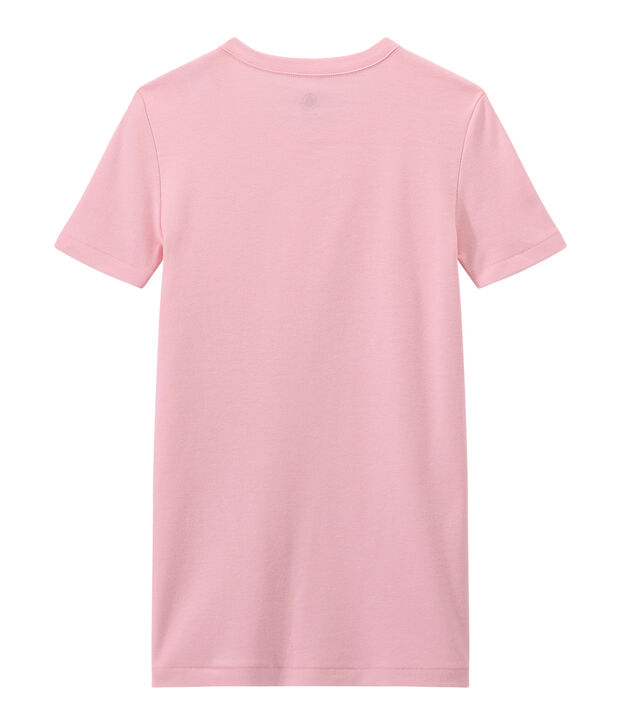 Women's T-shirt in heritage rib pink