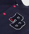 Unisex Children's Fleece Baseball Cardigan PEPS red/SMOKING blue