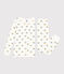 Girls' Flower Brushed Terry Towelling Pyjamas MARSHMALLOW white/MULTICO white