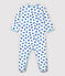 Babies' Kitten Tube Knit Sleepsuit MARSHMALLOW white/MULTICO white