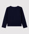 Girls' Cotton Cardigan SMOKING blue