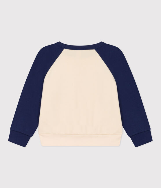 Children's Unisex Fleece Sweatshirt CHALOUPE blue/AVALANCHE white