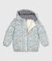 Children's printed puffer jacket MILK /MULTICO