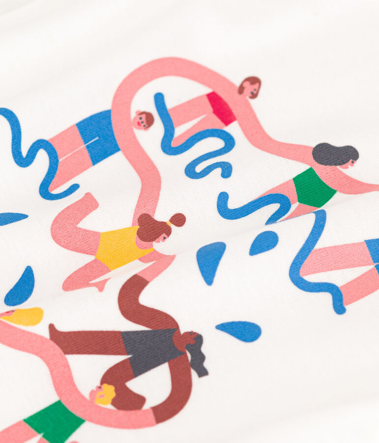 Petit Bateau x Water Family Babies' T-Shirt white