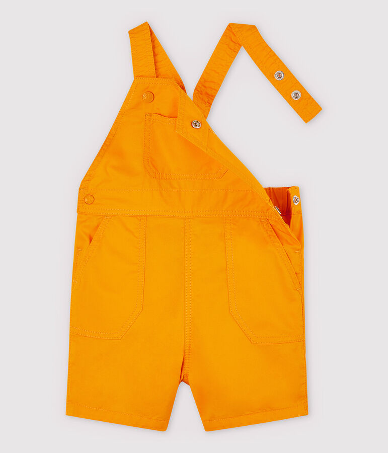 Baby Boys' Fancy Serge Dungaree Shorts yellow