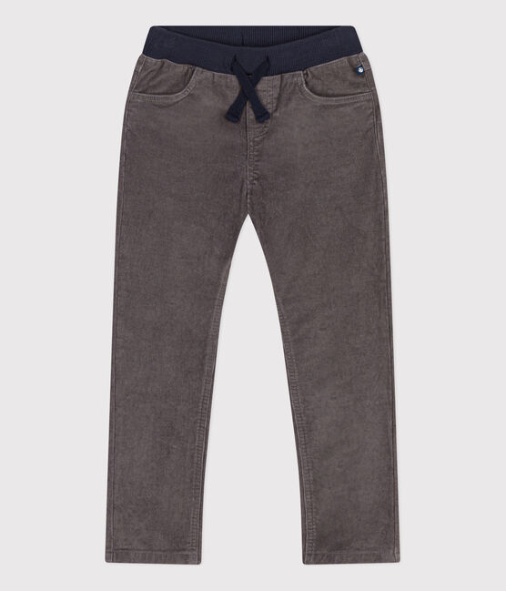 Unisex Straight-Fit Medium Velour Trousers BONGRIS grey