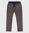 Unisex Straight-Fit Medium Velour Trousers BONGRIS grey