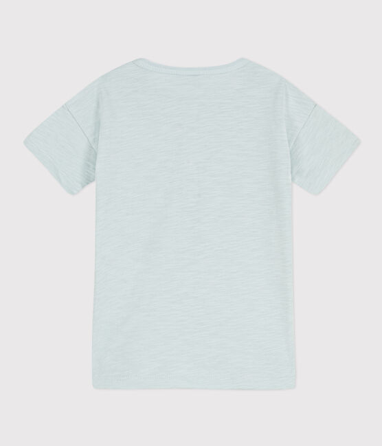 Boys' Short-Sleeved Cotton T-Shirt BULLE green