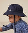 Babies' Twill Sun Hat SMOKING blue