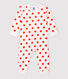Babies' Starry Popperless Organic Cotton Sleepsuit