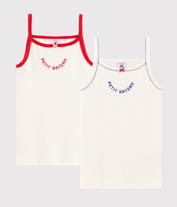 Girls' Made in France Strappy Tops - 2-Piece Set multicolor