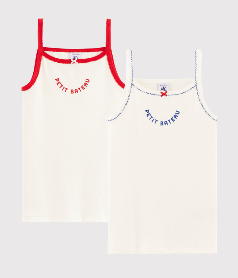 Girls' Made in France Strappy Tops - 2-Piece Set multicolor