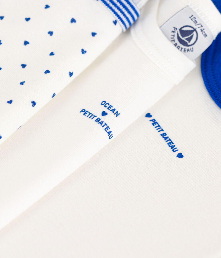 Short-Sleeved Cotton Bodysuits - 3-Pack multicolor