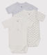 Short-Sleeved Newborn Bodysuit - 3-Piece Set