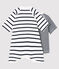Baby Kimono Bodysuit and Undershirt Set in Rib Knit variante 1