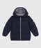 Children's plain puffer jacket SMOKING blue