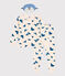 Children's walrus print cotton fancy dress pyjamas AVALANCHE white/MULTICO