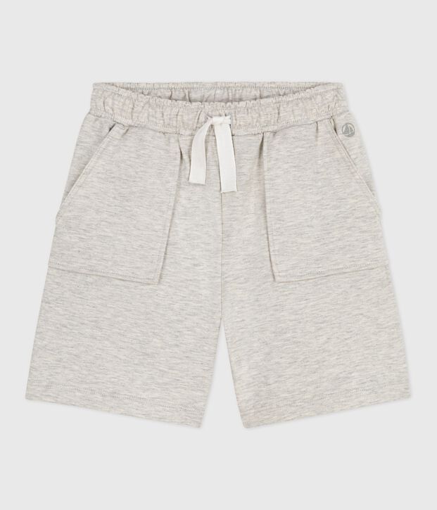 Children's Bermuda shorts in plain cotton BELUGA CHINE